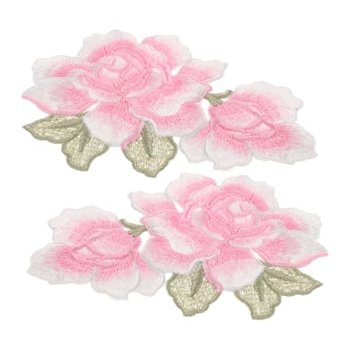 OSALADI 1 Paar Stickereiflecken Name Patch Dekoration Flicken Aufnähen Drinnen Für Blumen Bestickt Applikationen Gestickte Aufnäher Kleidungsflicken Rosa Polyester OSALADI 1 Paar Stickereiflecken Name Patch Dekoration Flicken Aufnähen Drinnen Für Blumen Bestickt Applikationen Gestickte Aufnäher Kleidungsflicken Rosa Polyester von OSALADI
