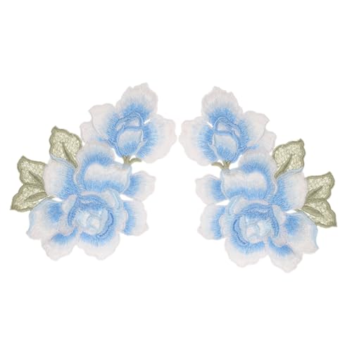 OSALADI 1 Paar Taschenaufnäher Blumen- Applikationen Flecken Ästhetisch Bestickt Flicken Nähen Kleiderflicken Für Und Stoff Stickerei Blumenbeete Polyester Sky-blue OSALADI 1 Paar Taschenaufnäher Blumen- Applikationen Flecken Ästhetisch Bestickt Flicken Nähen Kleiderflicken Für Und Stoff Stickerei Blumenbeete Polyester Sky-blue von OSALADI