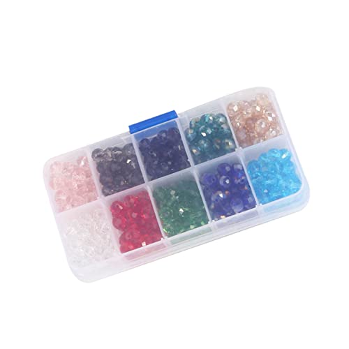 OSALADI 1 Packung Bicone Glasperlen Set Bunte Spacer Perlen für Diy Schmuckherstellung Kreative Bastelzubehör Praktischem Aufbewahrungsbehälter für Armbänder und Mehr OSALADI 1 Packung Bicone Glasperlen Set Bunte Spacer Perlen für Diy Schmuckherstellung Kreative Bastelzubehör Praktischem Aufbewahrungsbehälter für Armbänder und Mehr von OSALADI