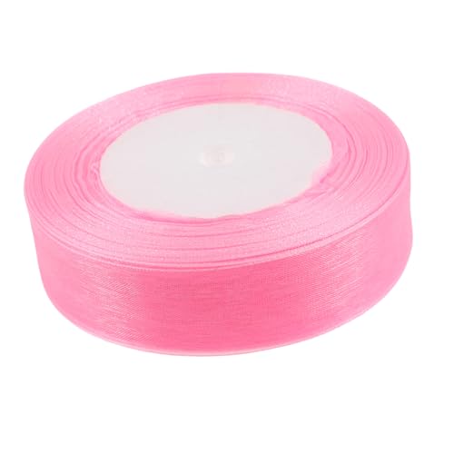 OSALADI 1 Roll Chiffon Ribbon DIY Bows Ribbons Organza Praktische Packungsbänder Dekorative Bänder Für Babyparty -party -dekorationen (2,5 Cm) von OSALADI