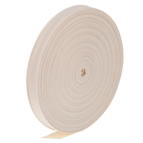 OSALADI 1 Rolle Baumwollgewebe Material Gurtband Aus Stoff Band Umwickeln Baumwollband Kleiderband Stoffband Handwerk Für Streifen Leicht Stoffbesatz Nähen Beige Baumwolle OSALADI 1 Rolle Baumwollgewebe Material Gurtband Aus Stoff Band Umwickeln Baumwollband Kleiderband Stoffband Handwerk Für Streifen Leicht Stoffbesatz Nähen Beige Baumwolle von OSALADI