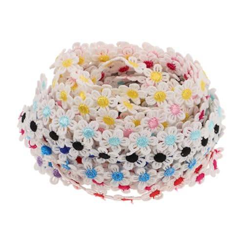 OSALADI 1 Rolle Blumenband: Spitzenband Mit Gänseblümchenmotiv Für Heimwerkerarbeiten, Nähen, Kleidungsdekoration, Schuhe, Hüte Und Geschenkverpackungszubehör. OSALADI 1 Rolle Blumenband: Spitzenband Mit Gänseblümchenmotiv Für Heimwerkerarbeiten, Nähen, Kleidungsdekoration, Schuhe, Hüte Und Geschenkverpackungszubehör. von OSALADI