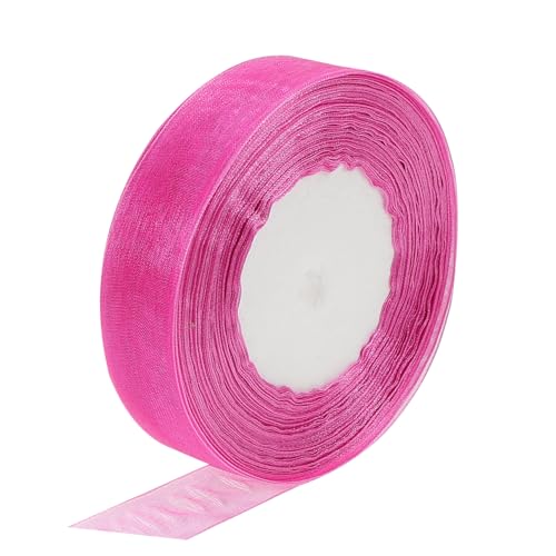 OSALADI 1 Rolle Blumenwickelband Chiffon Organza Bänder Farbig Kranz Blumen- Bunt Stoff Dekoration Hochzeit Verpackung Geschenkband Schneidbares Geschenkband Schneegarn Rosig OSALADI 1 Rolle Blumenwickelband Chiffon Organza Bänder Farbig Kranz Blumen- Bunt Stoff Dekoration Hochzeit Verpackung Geschenkband Schneidbares Geschenkband Schneegarn Rosig von OSALADI