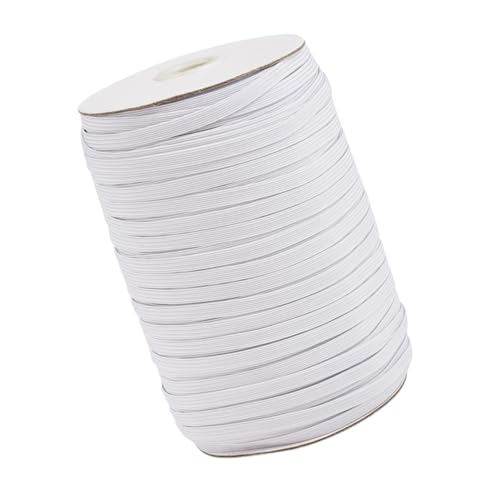 OSALADI 1 Rolle Breites Polyester Elastikband Yards Flexibles Gummiband für Bekleidung Schnürsenkel Hosenbund und Diy Projekte Weiß OSALADI 1 Rolle Breites Polyester Elastikband Yards Flexibles Gummiband für Bekleidung Schnürsenkel Hosenbund und Diy Projekte Weiß von OSALADI