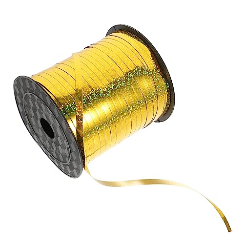 OSALADI 1 Rolle DIY Geschenkbänder mit Glänzendem Dekoratives Geschenkband für Ballons Hochzeiten Geburtstagsfeiern und Festlichkeiten Yards Goldfarbe OSALADI 1 Rolle DIY Geschenkbänder mit Glänzendem Dekoratives Geschenkband für Ballons Hochzeiten Geburtstagsfeiern und Festlichkeiten Yards Goldfarbe von OSALADI