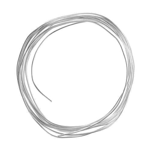 OSALADI 1 Rolle DIY -Puppenskelett Schmuck Draht Wohnkultur Modellierdraht Kabelbaum Draht zur Schmuckherstellung künstlerischer Draht Schneidbarer Schmuckdraht Aluminiumdraht Silber von OSALADI