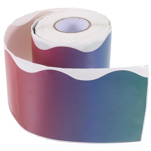 OSALADI 1 Rolle Dekorativer Wasserdichter Selbstklebender Bordürenaufkleber für Pinnwände Klassenzimmerdekoration für Notizen und Kreative Projekte OSALADI 1 Rolle Dekorativer Wasserdichter Selbstklebender Bordürenaufkleber für Pinnwände Klassenzimmerdekoration für Notizen und Kreative Projekte von OSALADI