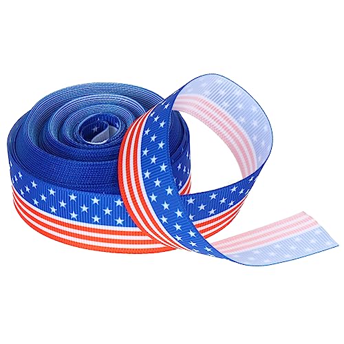 OSALADI 1 Rolle Dekoratives Band für Amerikanischen Unabhängigkeitstag Breit Yards für DIY Geschenkverpackungen Partydekoration und Bastelprojekte Festliche zu Schaffen von OSALADI