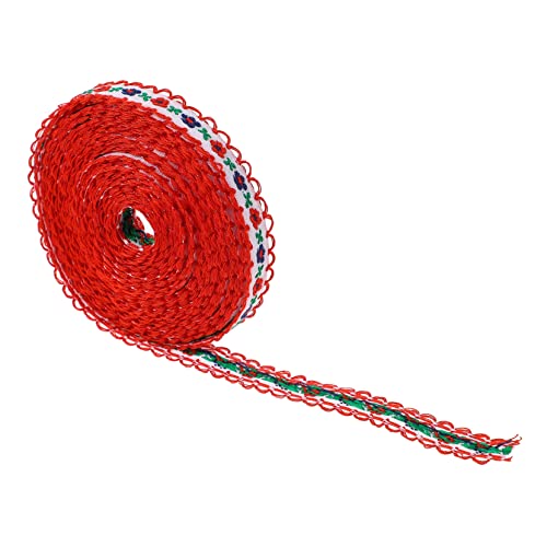 OSALADI 1 Rolle Diy Stickerei Borte Yards Ethnisches Spitzenband Stoff für Handwerk Hochzeitsdekoration und Nähprojekte Farblich Abgestimmt Komfortabel und Langlebig OSALADI 1 Rolle Diy Stickerei Borte Yards Ethnisches Spitzenband Stoff für Handwerk Hochzeitsdekoration und Nähprojekte Farblich Abgestimmt Komfortabel und Langlebig von OSALADI
