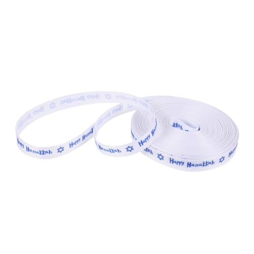 OSALADI 1 Rolle Geschenkband Hanukkah Diy Dekoratives Schleifenband für Verpackungen Hochzeiten und Bastelprojekte Leuchtenden Farben Handgefertigt und Langlebig OSALADI 1 Rolle Geschenkband Hanukkah Diy Dekoratives Schleifenband für Verpackungen Hochzeiten und Bastelprojekte Leuchtenden Farben Handgefertigt und Langlebig von OSALADI