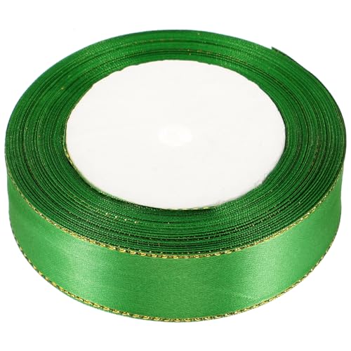 OSALADI 1 Rolle Geschenkband mit Goldenen Kanten Lange Einseitige Satin für DIY Projekte Geschenkverpackungen und Blumenarrangements für Feiern und Besondere Anlässe OSALADI 1 Rolle Geschenkband mit Goldenen Kanten Lange Einseitige Satin für DIY Projekte Geschenkverpackungen und Blumenarrangements für Feiern und Besondere Anlässe von OSALADI