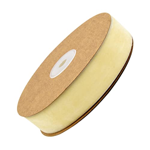 OSALADI 1 Rolle Geschenkverpackungsband Haarband Garn, das Bastbänder umwickelt Geschenkband nähen düster wickeln seidenband ribbon party dekoration ziehschleifenband bastelzeug Beige von OSALADI
