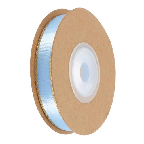 OSALADI 1 Rolle Gildendes Geschenkband für Diy Hochwertiges Satinband Blau zum Verpacken von Geschenken für Dekorationen bei Festen und Feiern Lange Strapazierfähige für Kreative OSALADI 1 Rolle Gildendes Geschenkband für Diy Hochwertiges Satinband Blau zum Verpacken von Geschenken für Dekorationen bei Festen und Feiern Lange Strapazierfähige für Kreative von OSALADI