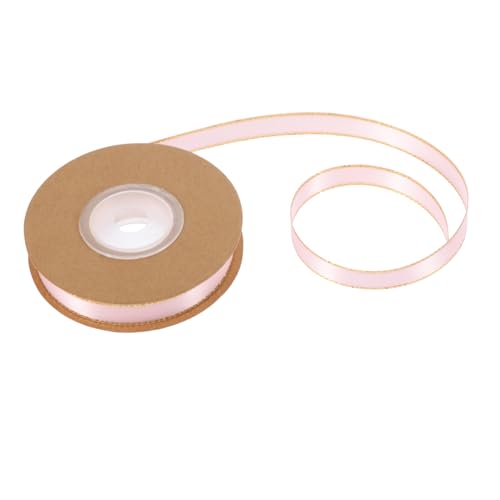 OSALADI 1 Rolle Gilding Satin Ribbon Rosa Geschenkband für Diy Projekte Hochzeiten und Blumenverpackungen Langlebig und Farbenfroh für Bastelarbeiten und Kreative Dekorationen OSALADI 1 Rolle Gilding Satin Ribbon Rosa Geschenkband für Diy Projekte Hochzeiten und Blumenverpackungen Langlebig und Farbenfroh für Bastelarbeiten und Kreative Dekorationen von OSALADI