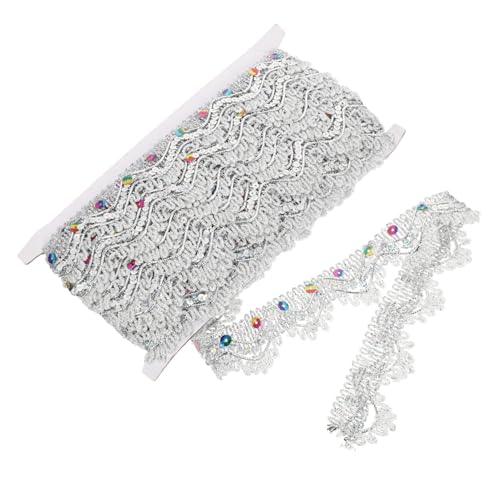 OSALADI 1 Rolle Glitzerndes Paillettenband für Kleidung Cuttable Kostümverzierung für Hochzeiten Feiertage und DIY Projekte Vielseitig Einsetzbar mit Feiner Verarbeitung und Langer von OSALADI