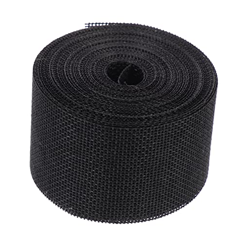 OSALADI 1 Rolle Gurtbandimitat aus Leinen seidenband ribbon bandfeile festivalbänder geschenkband set für gemustert Jute Nähen weihnachtsdeko Hanfband Festival-Party-Bänder betäuben Black OSALADI 1 Rolle Gurtbandimitat aus Leinen seidenband ribbon bandfeile festivalbänder geschenkband set für gemustert Jute Nähen weihnachtsdeko Hanfband Festival-Party-Bänder betäuben Black von OSALADI