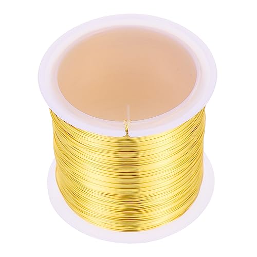 OSALADI 1 Rolle Handgefertigter Kupferdraht zum Schmuckbasteln Dicke Vielseitige DIY Schnur für Perlen und Skulpturen Langlebig und Rostfrei für Schmuckherstellung und Kreative Projekte OSALADI 1 Rolle Handgefertigter Kupferdraht zum Schmuckbasteln Dicke Vielseitige DIY Schnur für Perlen und Skulpturen Langlebig und Rostfrei für Schmuckherstellung und Kreative Projekte von OSALADI