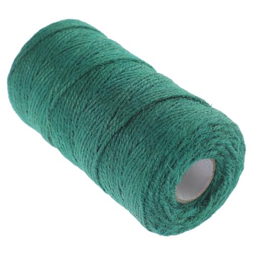 OSALADI 1 Rolle Hanfseil Weihnachtsschnur braune Schnur binden Wickelschnur Verpackung natürliches Jutegarn Bindfäden für Bastelarbeiten Jute Cord Juteseil Bindeseil betäuben Grün OSALADI 1 Rolle Hanfseil Weihnachtsschnur braune Schnur binden Wickelschnur Verpackung natürliches Jutegarn Bindfäden für Bastelarbeiten Jute Cord Juteseil Bindeseil betäuben Grün von OSALADI