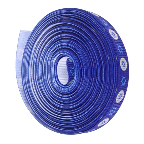 OSALADI 1 Rolle Hanukkah Geschenkband Dekoratives Satinband Breit für Diy Dekorationen und Geschenkverpackungen Vielseitig Einsetzbar für Hochzeiten und Feste OSALADI 1 Rolle Hanukkah Geschenkband Dekoratives Satinband Breit für Diy Dekorationen und Geschenkverpackungen Vielseitig Einsetzbar für Hochzeiten und Feste von OSALADI