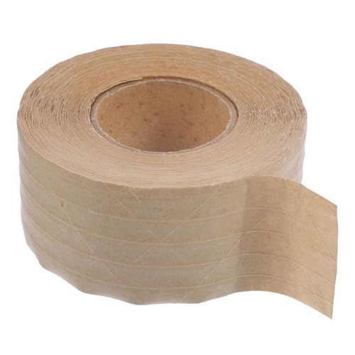 OSALADI 1 Rolle Kraftpapier Verpackungsband Wasseraktiviert Verstärktes Klebeband für Versand und Dichtung Hohe Klebkraft und Strapazierfähigkeit von OSALADI