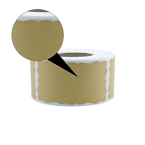 OSALADI 1 Rolle Kraftverschluss Aufkleber DIY Selbstklebende Etiketten für Einmachgläser Hochzeiten und Partys Blanko Etiketten für Kreative Verpackungen OSALADI 1 Rolle Kraftverschluss Aufkleber DIY Selbstklebende Etiketten für Einmachgläser Hochzeiten und Partys Blanko Etiketten für Kreative Verpackungen von OSALADI