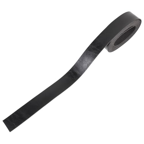 OSALADI 1 Rolle Kunstleder Streifen Diy Bastel Lederstreifen für Handarbeiten Schwarz Hochwertiges PU Leder für Kreative Projekte und Designs von OSALADI