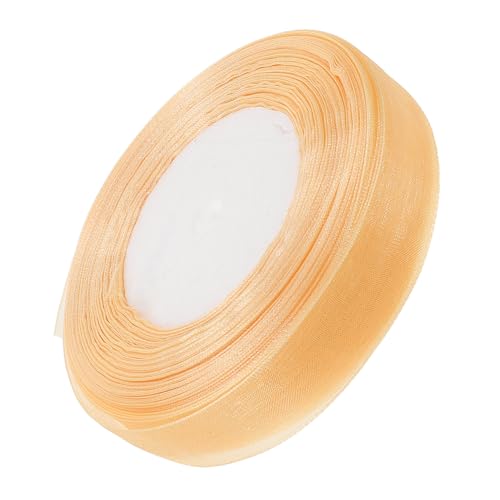 OSALADI 1 Rolle Leichter Goldgarngürtel Seidenband Stoffband Wickelband Bänder zum Verpacken wickeln Multifunktions-Bastelband verschleißfestes Geschenkband Band Stoff Chiffon Golden OSALADI 1 Rolle Leichter Goldgarngürtel Seidenband Stoffband Wickelband Bänder zum Verpacken wickeln Multifunktions-Bastelband verschleißfestes Geschenkband Band Stoff Chiffon Golden von OSALADI