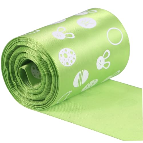 OSALADI 1 Rolle Osterband trimmen Zeremonie für verdrahtetes Band blaues Band geschenkband ostern dekoband ostern dekobänder hochzeitsdeko Verpackungsband DIY band zubehör Polyester Green OSALADI 1 Rolle Osterband trimmen Zeremonie für verdrahtetes Band blaues Band geschenkband ostern dekoband ostern dekobänder hochzeitsdeko Verpackungsband DIY band zubehör Polyester Green von OSALADI