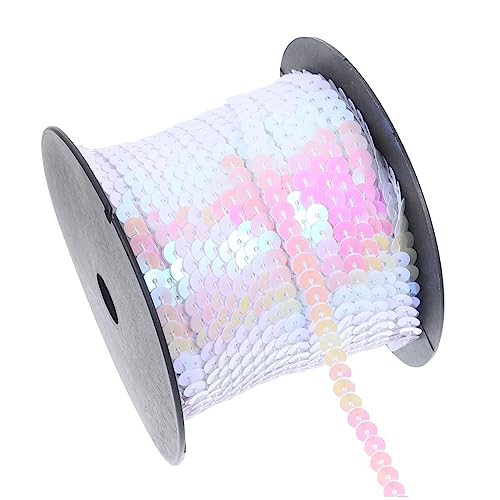 OSALADI 1 Rolle PVC Pailletten für Handwerk Yards DIY Runde Pailletten Milky für Kleidung Taschen Dekoration für Bastelprojekte und OSALADI 1 Rolle PVC Pailletten für Handwerk Yards DIY Runde Pailletten Milky für Kleidung Taschen Dekoration für Bastelprojekte und von OSALADI