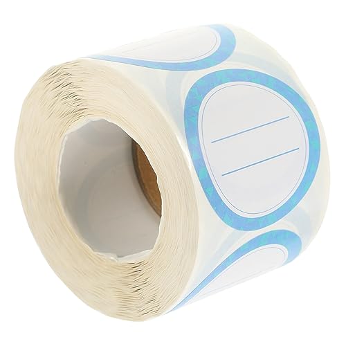 OSALADI 1 Rolle Praktische Selbstklebende für Lebensmittel mit Blauen Beschreibbaren Aufklebern für Vorratsdosen und Flaschen für Büro und Organisation OSALADI 1 Rolle Praktische Selbstklebende für Lebensmittel mit Blauen Beschreibbaren Aufklebern für Vorratsdosen und Flaschen für Büro und Organisation von OSALADI