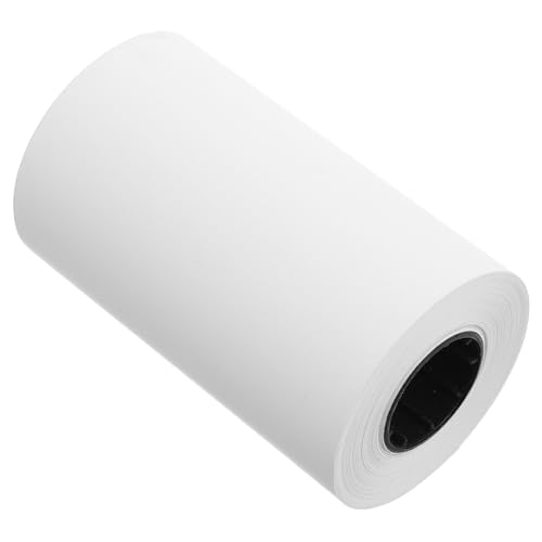 OSALADI 1 Rolle Quittungspapier papierrolle druckerpapier Registrierungspapier Papier für Thermodrucker Rechenband Belegpapier für Kreditkarten Hinzufügen von Maschinenpapier Weiß von OSALADI