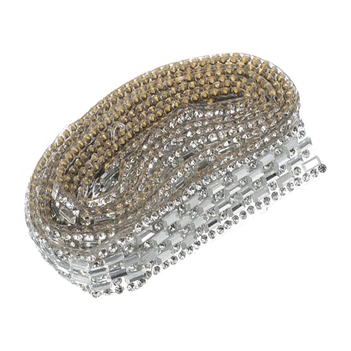OSALADI 1 Rolle Rhinestone Band zum Aufnähen Glitzerband mit Kleberücken für Diy Dekorationen für Handyhüllen Hochzeitsdeko Schuhe und Bastelprojekte Breit OSALADI 1 Rolle Rhinestone Band zum Aufnähen Glitzerband mit Kleberücken für Diy Dekorationen für Handyhüllen Hochzeitsdeko Schuhe und Bastelprojekte Breit von OSALADI