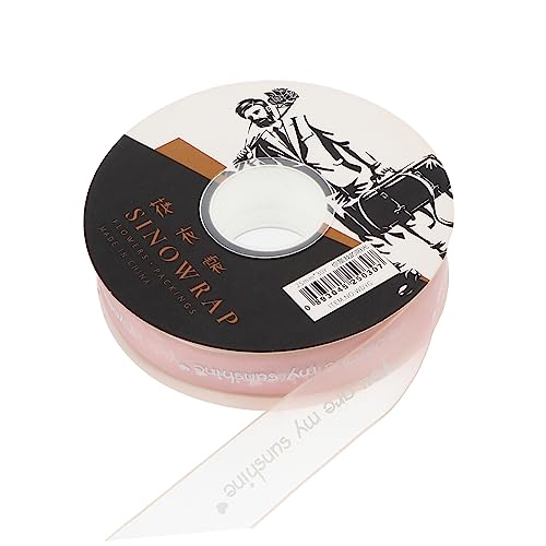 OSALADI 1 Rolle Schleife seidenband ribbon DIY-Dekoration Geschenkband für DIY-Projekte schienbeinschoner tape ehering Verpackung und Band Blau DIY Bastelband Wickelband aus Polyester Rosa von OSALADI