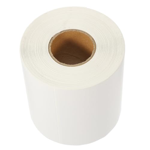 OSALADI 1 Rolle Selbstklebende Thermopapier Etiketten für Versand Wasserfest Kratzfest Vielseitig Einsetzbar für Adressaufkleber Preisschilder und Namensetiketten von OSALADI