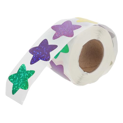 OSALADI 1 Rolle Sterne-Aufkleber Vinyl für fünf farbig bunt Karikatur Aufkleber Klassenzimmer selbstklebende Aufkleber Belohnung druckt Aufkleber Lieferungen Papier OSALADI 1 Rolle Sterne-Aufkleber Vinyl für fünf farbig bunt Karikatur Aufkleber Klassenzimmer selbstklebende Aufkleber Belohnung druckt Aufkleber Lieferungen Papier von OSALADI
