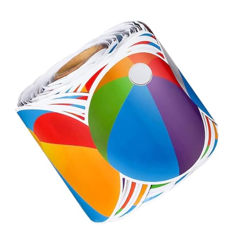 OSALADI 1 Rolle Strandball Randaufkleber Ball Pinnwand Rand Beschichtetes Papier OSALADI 1 Rolle Strandball Randaufkleber Ball Pinnwand Rand Beschichtetes Papier von OSALADI