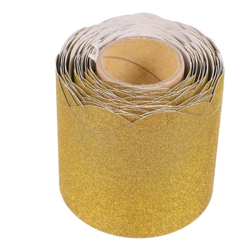 OSALADI 1 Rolle Tafel-rand-aufkleber Mit Dekoration Schwarzer Rand Grenze Kindergarten Planke Überbacken Groß Lehre Klassenzimmerdekor Whiteboard Künstlich Trimmen Farbe Golden Papier OSALADI 1 Rolle Tafel-rand-aufkleber Mit Dekoration Schwarzer Rand Grenze Kindergarten Planke Überbacken Groß Lehre Klassenzimmerdekor Whiteboard Künstlich Trimmen Farbe Golden Papier von OSALADI