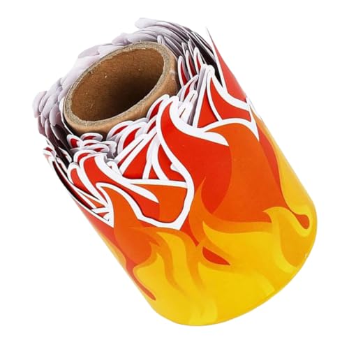 OSALADI 1 Rolle Tafel-rand-aufkleber Tafelrand Bulletin-umrandung Rand Mit Flammenbesatz Wandtattoos Rahmen Für Pinnwand Tafelränder Rot Aufkleber Aus Beschichtetem Papier OSALADI 1 Rolle Tafel-rand-aufkleber Tafelrand Bulletin-umrandung Rand Mit Flammenbesatz Wandtattoos Rahmen Für Pinnwand Tafelränder Rot Aufkleber Aus Beschichtetem Papier von OSALADI