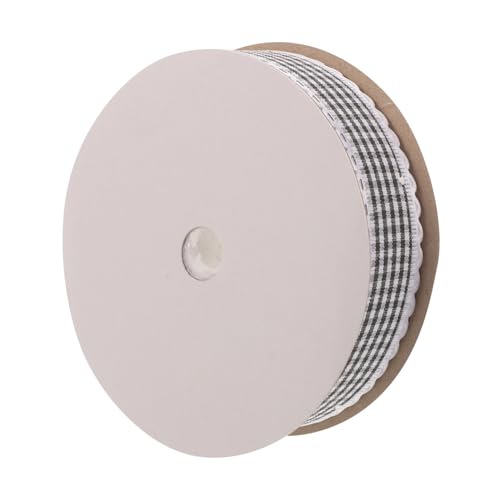 OSALADI 1 Rolle Wellenrand Geschenkband Yards Dekoratives Kariertes Schleifenband Strapazierfähigem Abriebfestem Material für Bouquets und Partydesigns OSALADI 1 Rolle Wellenrand Geschenkband Yards Dekoratives Kariertes Schleifenband Strapazierfähigem Abriebfestem Material für Bouquets und Partydesigns von OSALADI