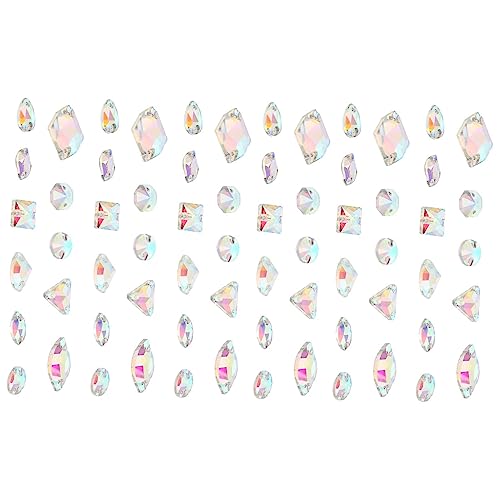 OSALADI 1 Satz Ab Farben Glasperlen Zum Aufnähen Glitzernde Flachrückige Strasssteine Für Kleidung Haaraccessoires Und Handarbeiten Für Diy Projekte Und Bastelarbeiten 120 Stück OSALADI 1 Satz Ab Farben Glasperlen Zum Aufnähen Glitzernde Flachrückige Strasssteine Für Kleidung Haaraccessoires Und Handarbeiten Für Diy Projekte Und Bastelarbeiten 120 Stück von OSALADI