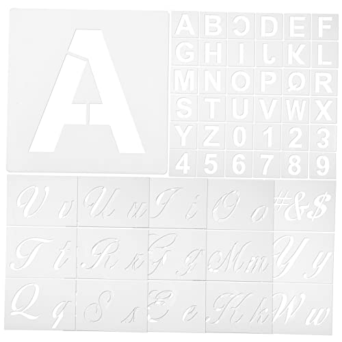 OSALADI 1 Satz Alphabet-Malvorlage wiederverwendbar Alphabet Malvorlagen Alphabet-Form Entwurfsschablonen Buchstabenschablonen Brief Schablonenvorlage zum Malen Beschriftungsvorlagen PET OSALADI 1 Satz Alphabet-Malvorlage wiederverwendbar Alphabet Malvorlagen Alphabet-Form Entwurfsschablonen Buchstabenschablonen Brief Schablonenvorlage zum Malen Beschriftungsvorlagen PET von OSALADI