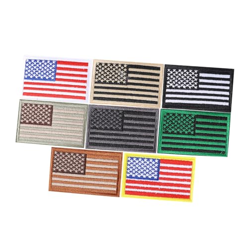 OSALADI 1 Satz Aufnäher Mit Amerikanischer Flagge Flecken Patch Cool Amerikanische Flagge Aufnäher Aufbügler Amerikanische Flagge Aufkleber Kleidungsdekor Flicken Aufnähen Stoff 8 Stück OSALADI 1 Satz Aufnäher Mit Amerikanischer Flagge Flecken Patch Cool Amerikanische Flagge Aufnäher Aufbügler Amerikanische Flagge Aufkleber Kleidungsdekor Flicken Aufnähen Stoff 8 Stück von OSALADI