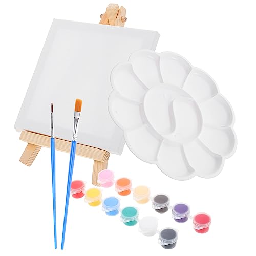 OSALADI 1 Satz Ausstellungsstand Aus Holz Miniatur Staffeleien Malen Kunst Anzeige Ausstellungsständer Staffelei Stehen Zeigen Klein Malstaffeleiständer Acryl Weiß von OSALADI