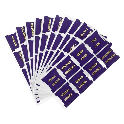 OSALADI 1 Satz Bibel-Lederetikett Bibel-Tabs zum Bibelstudium Bibel-Tags Registerkarte „Bibelindex“. Studie Bibel-Etiketten-Tabs lesezeichen Aufkleber für Notizen tragbarer Bürobedarf Pu OSALADI 1 Satz Bibel-Lederetikett Bibel-Tabs zum Bibelstudium Bibel-Tags Registerkarte „Bibelindex“. Studie Bibel-Etiketten-Tabs lesezeichen Aufkleber für Notizen tragbarer Bürobedarf Pu von OSALADI