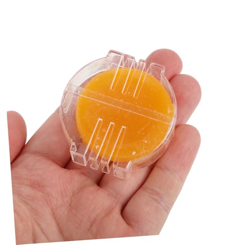 OSALADI 1 Satz Bienenwachsfadenhalter Stickerei Nähen schmelzen Zahnseide Quilten für Fadenwachs Fadenkonditionierer Wachsfadenhersteller Nähgarnhersteller Plastik Orange von OSALADI
