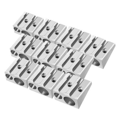 OSALADI 1 Satz Bleistiftspitzer Kunst Anspitzer Künstler Zeichnung Skizzierung Mini -bleistiftschärfer Handbuchstiftschärfer Für Schulhandbuch Aluminiumlegierung Silber 10 Stück OSALADI 1 Satz Bleistiftspitzer Kunst Anspitzer Künstler Zeichnung Skizzierung Mini -bleistiftschärfer Handbuchstiftschärfer Für Schulhandbuch Aluminiumlegierung Silber 10 Stück von OSALADI