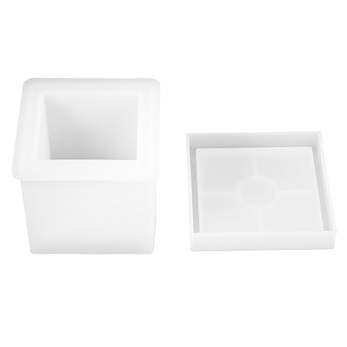 OSALADI 1 Satz Blumenpflanzer Silikonform Set mit Untersetzer DIY Blumentopf Gießform für Kreative Tischdekoration Einfach zu Entformen Reinigen Langlebig und Sicher im Gebrauch von OSALADI