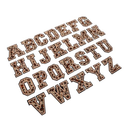 OSALADI 1 Satz Buchstaben-patch Flicken Für Bekleidung Flicken Für Kleidung Brief Aufbügeln Bügelbuchstaben Für Kleidung Gestickte Aufnäher Flanell Light Brown 26 Stück OSALADI 1 Satz Buchstaben-patch Flicken Für Bekleidung Flicken Für Kleidung Brief Aufbügeln Bügelbuchstaben Für Kleidung Gestickte Aufnäher Flanell Light Brown 26 Stück von OSALADI