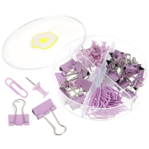 OSALADI 1 Satz Büro Büroklammern Set Binder Clips Mehrzweck Papierklammern für Dokumente Praktische Büroklammern für Lehrer Teiliges Set Ansprechendem Design von OSALADI