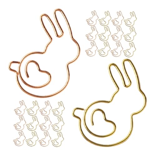 OSALADI 1 Satz Büroklammern Sammelalbum Büroklammer Süßes Büroklammer-lesezeichen Kaninchen Süßer Hase Klein Schreibtischzubehör Multi-gebrauchspapierclips Stahl 30 Stück OSALADI 1 Satz Büroklammern Sammelalbum Büroklammer Süßes Büroklammer-lesezeichen Kaninchen Süßer Hase Klein Schreibtischzubehör Multi-gebrauchspapierclips Stahl 30 Stück von OSALADI